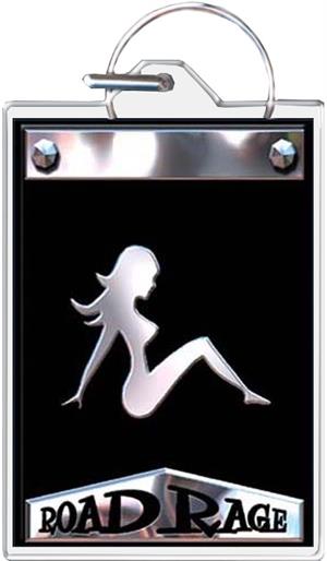 Truck Flap Girl Keychain Clear Background Image