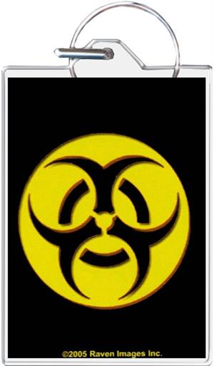 Biohazard Keychain Clear Background Image