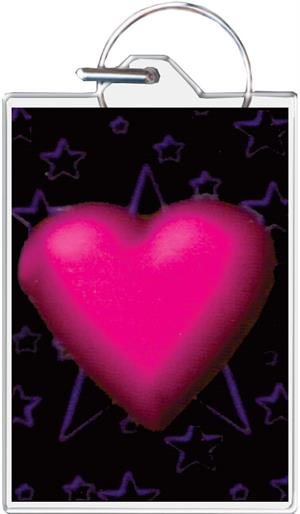 Heart Keychain Clear Background Image