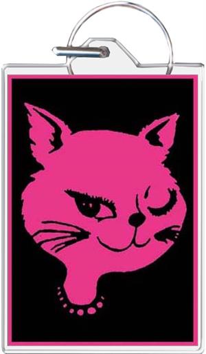 Pussy Cat Keychain Clear Background Image