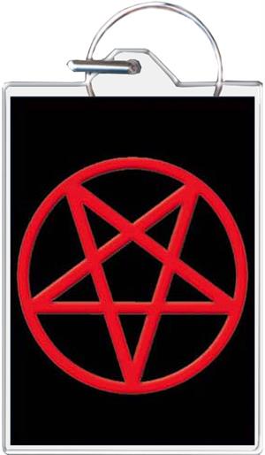 Pentagram Keychain Clear Background Image