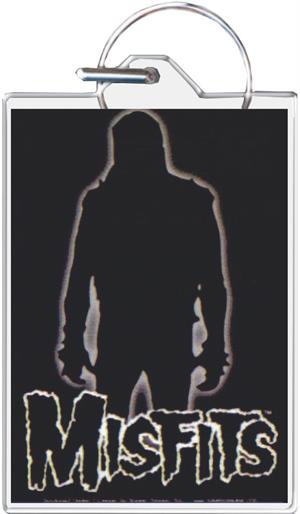 Misfits - Black Keychain Clear Background Image
