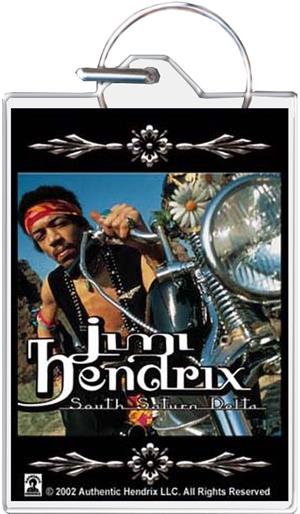 Jimi Hendrix Delta Keychain Image
