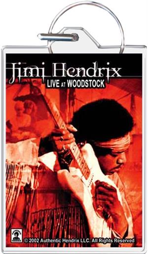 Jimi Hendrix Woodstock Keychain Image