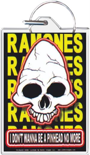Ramones - I Don't Wanna Be A Pinhead Keychain Clear Background Image
