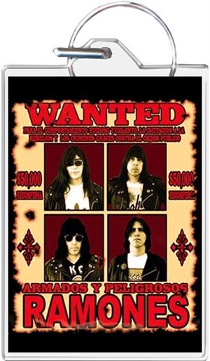 Ramones - Wanted Keychain Clear Background Image