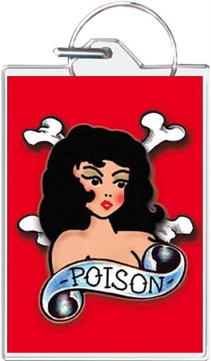 Poison Keychain Clear Background Image
