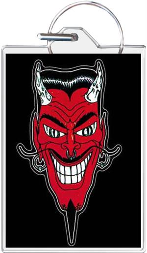 Devil Keychain Clear Blackground Image