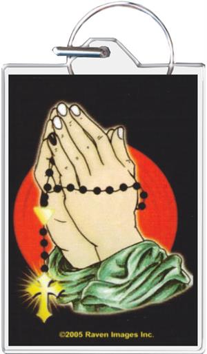 Praying Hands Keychain Clear Background Image