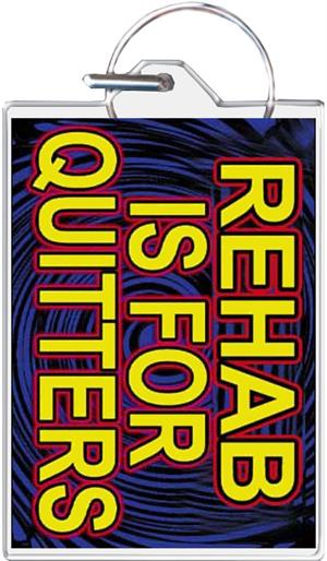 Rehab Keychain Clear Background Image