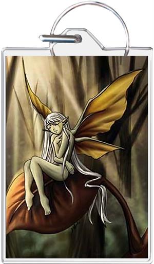 Dreaming Fae Fairy Keychain Clear Background Image