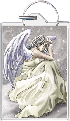 Snow Angel Fairy Keychain Clear Background Image