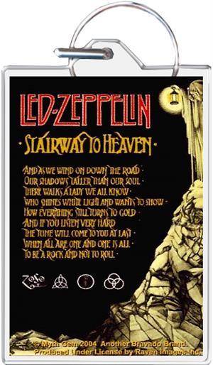 Led Zeppelin - Stairway To Heaven Keychain Image
