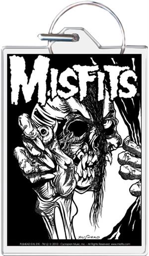 Misfits Pushead Keyring Clear Background Image