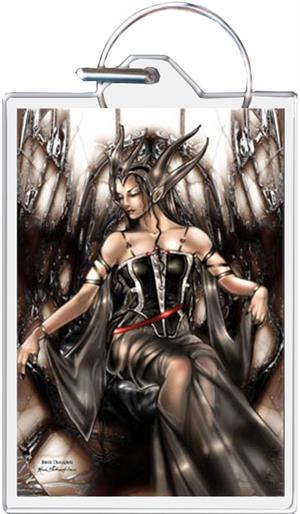 Dark Thoughts By: Renee Biertempfel - Keyring Clear Background Image