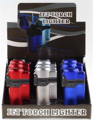 METAL BARREL TORCH  - 12 Per Box - Single Flame -