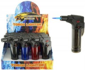 Screaming Eagle Side Jet Torch Lighter - Clear Color - 12 per display -