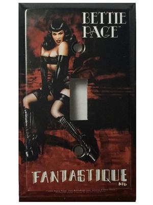 Light Switch Plate - Bettie Page Fantastic Image