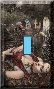 LIGHT SWITCH PLATE - Victoria Frances - Lecho De Muerte