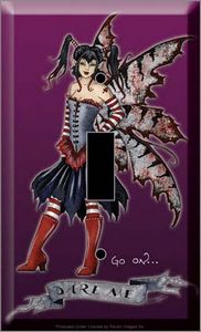 LIGHT SWITCH PLATE - DARE ME  FAIRY - AMY BROWN