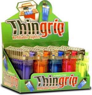 Nulite Thin Grip Lighters - 50ct/20cs
