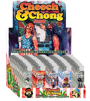 CHEECH & CHONG RAVING LIGHTERS #C - 50 PER DISPLAY