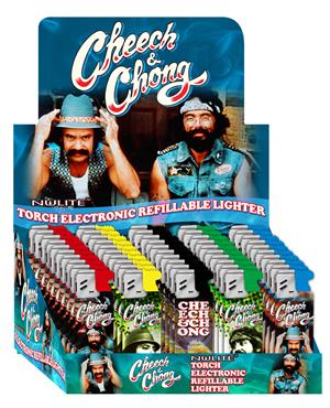 CHEECH & CHONG TORCH  LIGHTERS #A - 50 PER DISPLAY