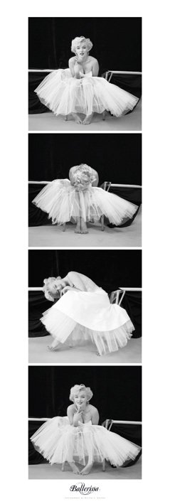 Marilyn Monroe Ballerina Slim Print Poster Image