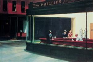Night Hawks Poster - 24" x 36"