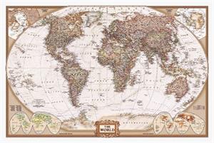 World Map Poster - 24" x 36"