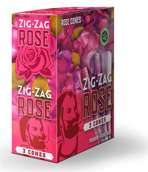 Zig Zag Rose Cones - 109mm - 8 ct. Display Zig Zag Rose Cones - 109mm - 8 ct. Display Image
