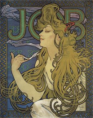 Job by Mucha 1897 Mini Poster Image