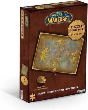 World of Warcraft Azeroth's Map Jigsaw Puzzle -1000 Pcs IMAGE