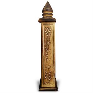 Tower Incense Box - Carved Wood image