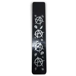 Soapstone Incense Ashcatcher - Black Anarchy Soapstone Incense Ashcatcher - Black Anarchy image