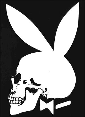 Postcard - Skull Bunny Image