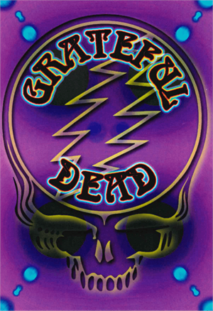 Postcard - Grateful Dead Purple Image