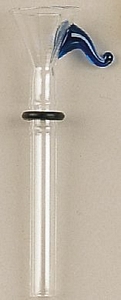 Color Handle Clear Tobacco Glass Pipe Slide Kit