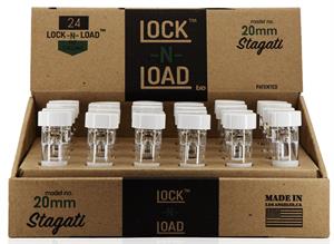 Lock-N-Load 20mm Stagati Fat Chillums - 24ct Display Image