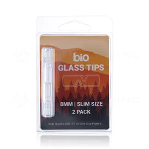 BIO Glass Tips - 2 Poke - 8mm Slim Size Image