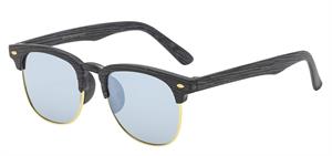Retro Rewind Woodgrain Print Sunglasses Retro Rewind Woodgrain Print Sunglasses Image