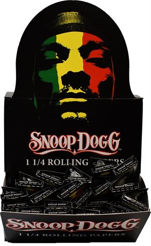 Snoop Dogg 1 1/4" Rolling Papers - 24 leaves/72ct. Display Box Image