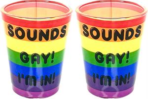Sounds Gay I'm In - Shot Glass - 2 Pack Image