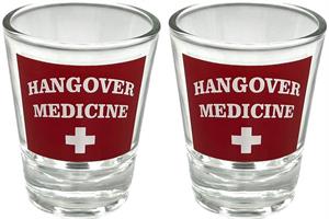 Hangover Medicine - Shot Glass - 2 Pack Image