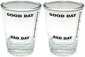 Good Day Bad Day Meter - Shot Glass - 2 Pack Image