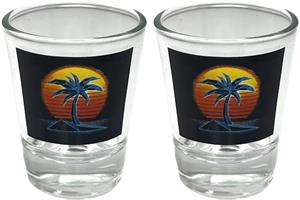 Neon Sunset - Shot Glass - 2 Pack Image