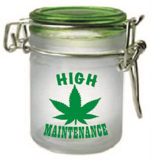 Frosted Hi Maintenance Storage Jar - 3 pack