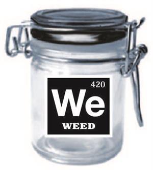 We "Weed" 420 Storage Jar - 3 pack