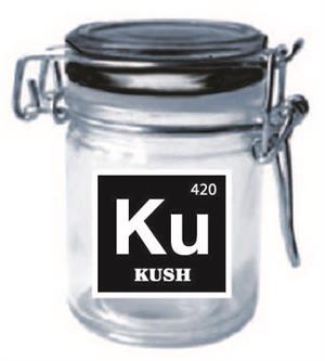 Ku "Kush" Storage Jar - 3 pack