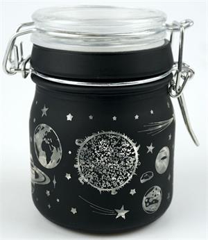  Black Frosted - Galaxy Stash Jar - 5oz Image